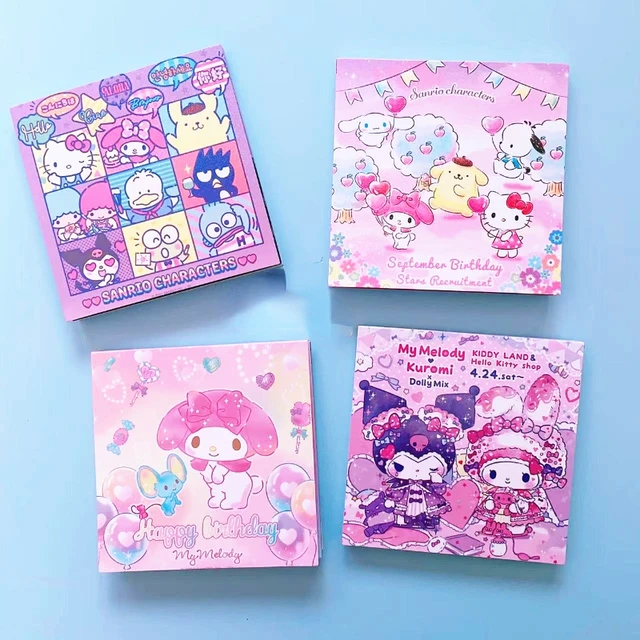 24-page Cartoon Sanrio Sticker Handbook Notebook Notes Decorative Sticker  Set Cute Creative DIY Sticker Book Toy Gift - AliExpress