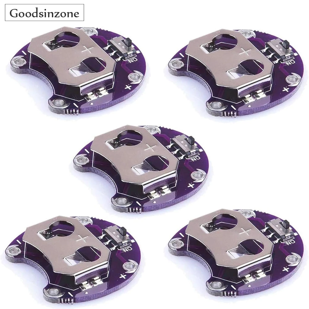 5PCS-Lot-Coin-Cell-Battery-Holder-Lilypad-CR2032-Battery-Mount-Module ...