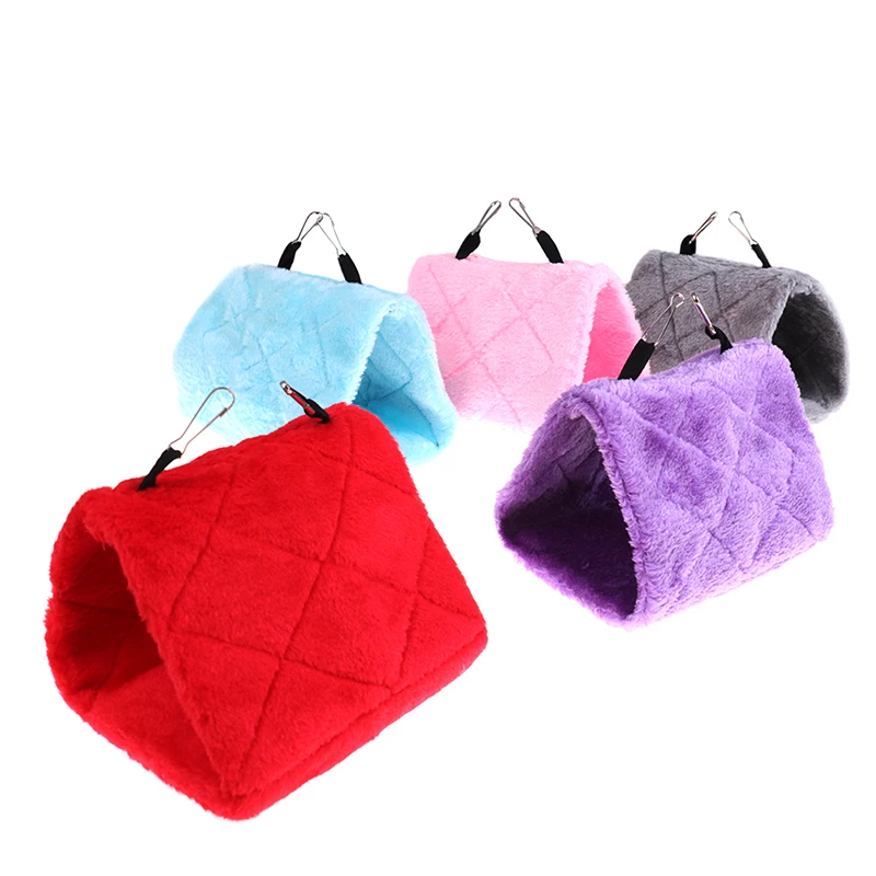Parrot Mynah Starling Winter Nest Triangle Nest Sugar Gliders Warm mian wo Cotton Hammock Fleece Hamster Nest