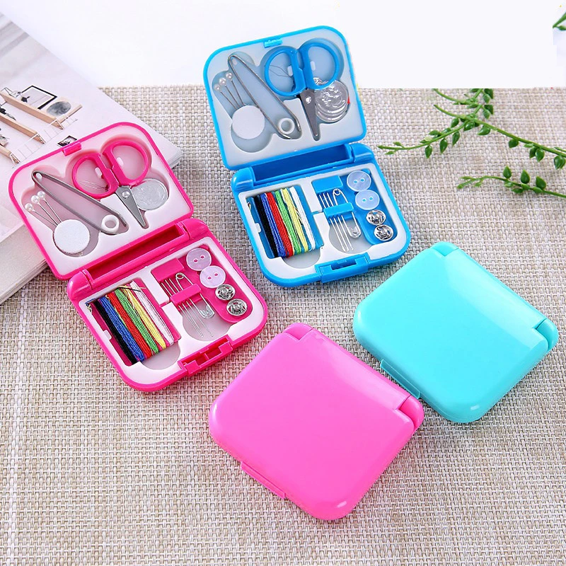 Portable Scissors Set Sewing Threads Sets Sewing Kit Travel