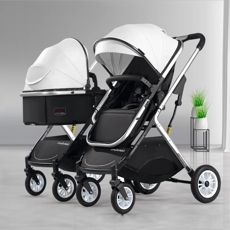 BETSOCCI Twin Baby Sstroller Multi-Tire Cart Portable Lightweight Travel Strollers For Two Kids Double Trolley baby stroller