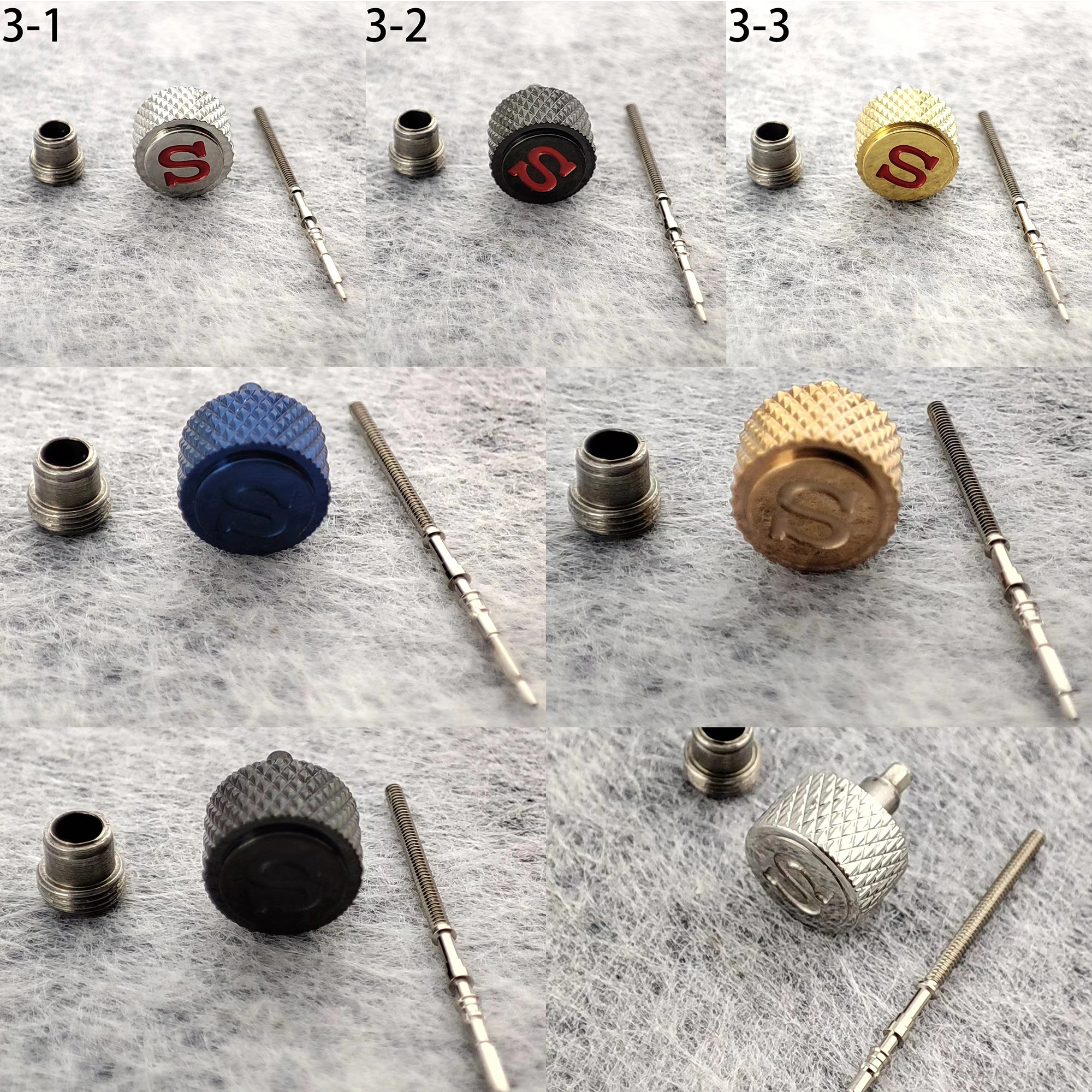 정밀 스테인리스 스틸 크라운, NH35 NH36 4R35 4R36 7S26 무브먼트, SKX007 SKX009-실버, 블랙, 로즈, 골드 호환