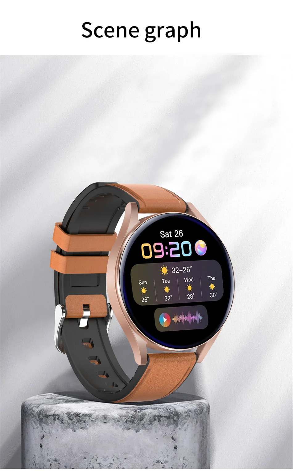 2022New Bluetooth Call Smart Watch Men Women Custom Watch Face Voice Assistant 1.32 Inch Display 360*360 HD Watch Man Smartwatch