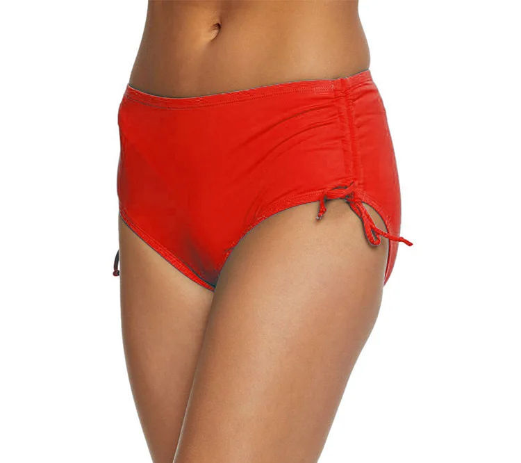 Annbon Parte Inferior De Bikini Fruncida Y Fruncida