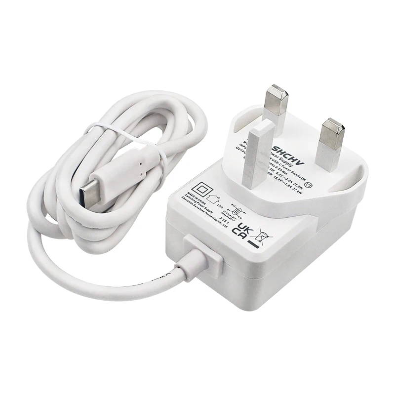 GaN PD 27W Power Supply Raspberry Pi 5 USB Type C 5.1V 5A EU US UK Plug Power Adapter RPI 5 Pi5 Orange Pi Pro