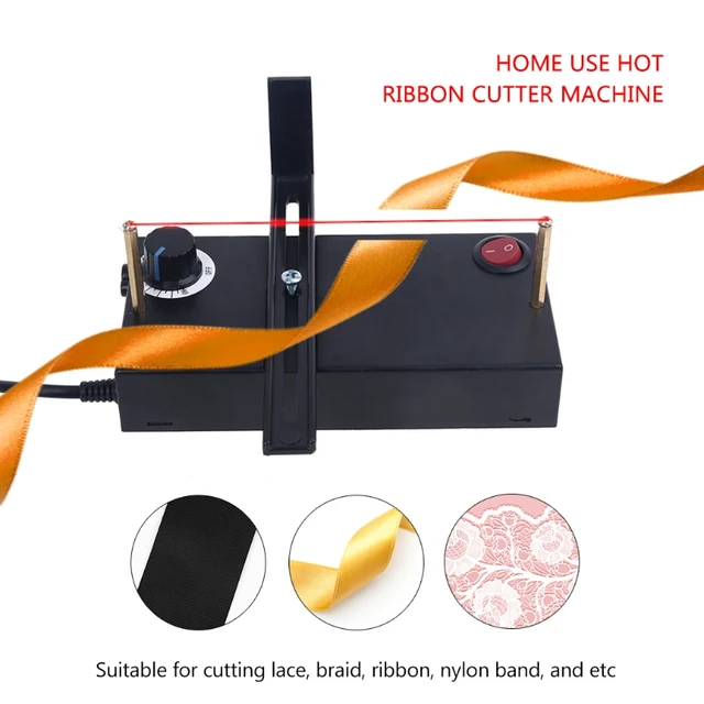 Ankexin Professioanl 1 Set Hot Ribbon Cutter Machine DIY Rope Band Craft DIY Manual Cut Tool Household Ribbon Cutter Durable