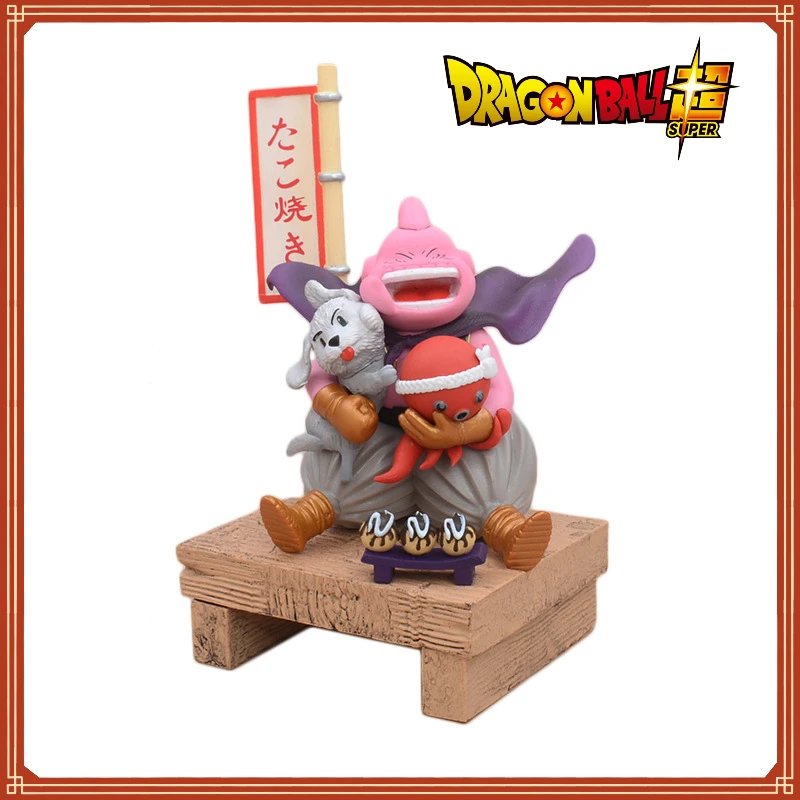 

15cm Dragon Ball Takoyaki Majin Buu Anime Peripheral Hand-made Toys PVC Model Ornament Office Decoration Room Toy Christmas Gift