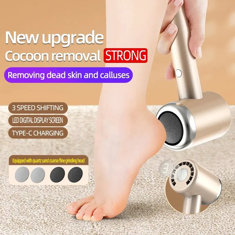 Râpe électrique pour pieds avec affichage de charge_voghion.com