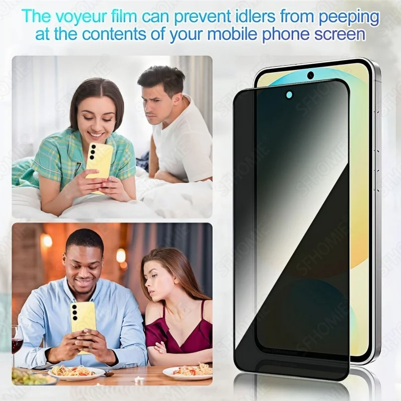 Anti-Spy Tempered Glass Privacy Screen Protector (2-Pack)