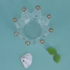 Cosmetic Egg Storage Box Beauty Sponge Stand Glass Storage Case Makeup Blender Puff Holder Empty Cosmetic Transparent Puffs Box 4