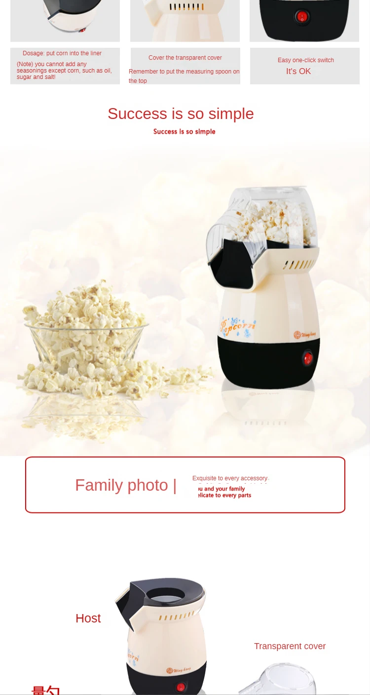 Fascinante Máquina De Palomitas De Maíz Para El Hogar