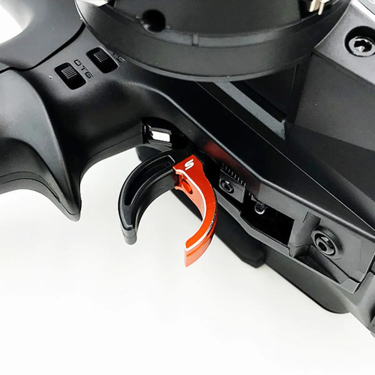 Aluminum Throttle Trigger Arm Brake Clasp for XRSRACING FUTABA 4PX 4PXR 7PX Remote Control Alloy Upgrade Parts