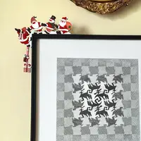 2026 New Wooden Santa Door Corner Decor Snowman Reindeer Pendant Christmas Cartoon Door Frame Decor Party Christmas Ornament 5