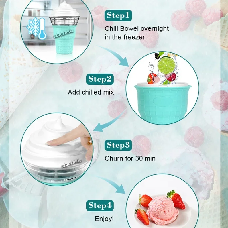 Portable Frozen Yogurt Maker Machine Automatic For Home