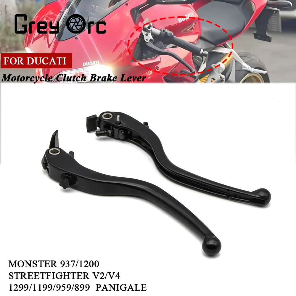 Front Control Handles For DUCATI Monster 937/950/ Panigale V4 V2 Streetfighter Motorcycle Clutch Brake Lever