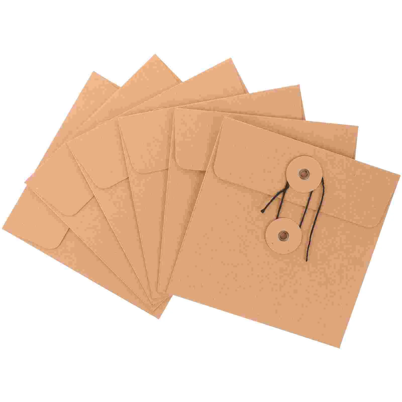 

10 Pcs Kraft Envelope Envelopes Dvd Sleeves CD Covers Packaging Bag Paper Storage Holder