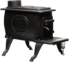 Stove Company Rustic 900 Square Foot Clean Cast Iron Log Burning Wood Stove Reaching Up 54000 BTUswith Cool Touch Safety Handle 1