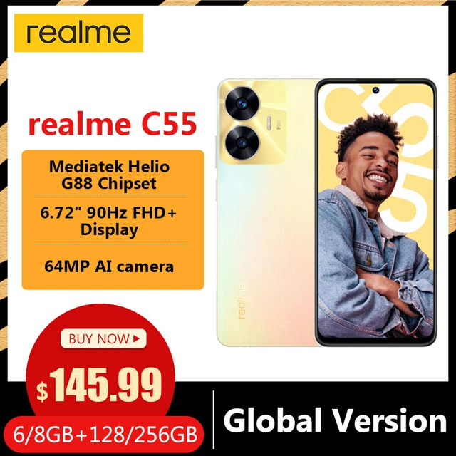 Realme C55 with 64 MP AI Camera & 33W SUPERVOOC charging