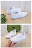 Children's white canvas shoes, light, comfortable Velcro 2