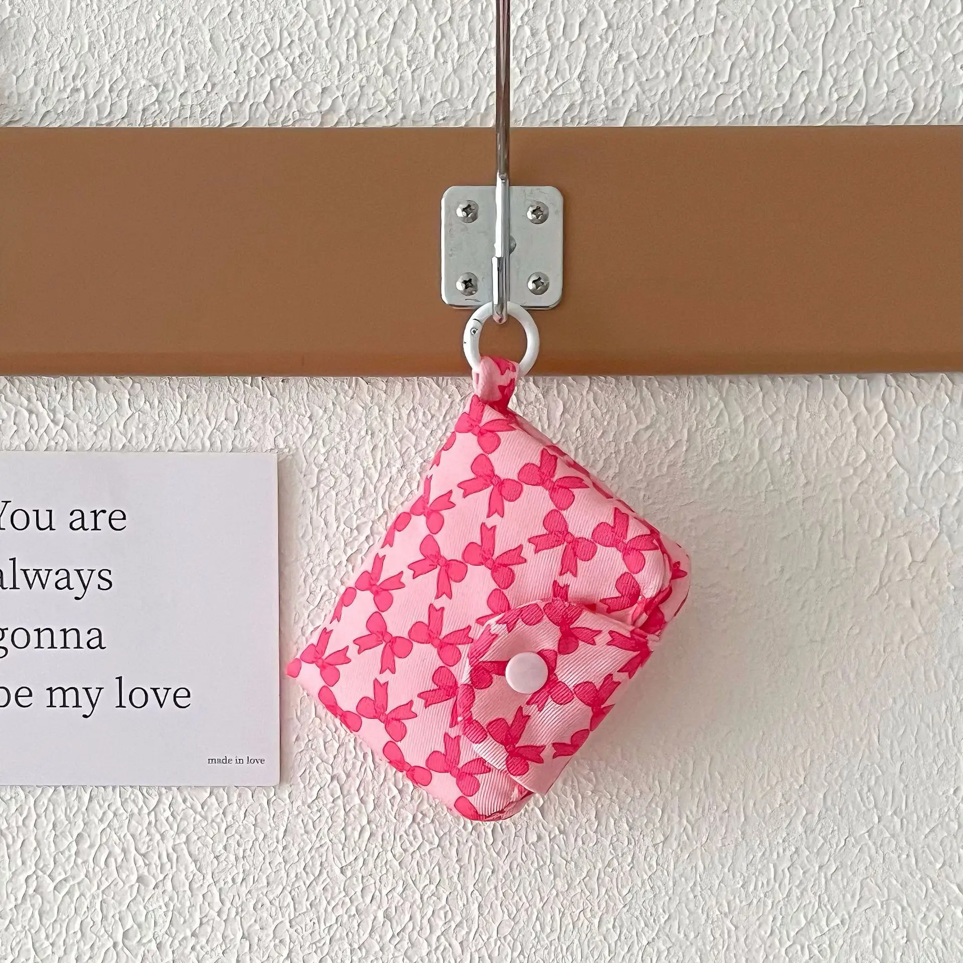 Storage Bag Multifunctional Black  Purse  Wallet Sweet Hanging Decoration For s Travel Purse Charm