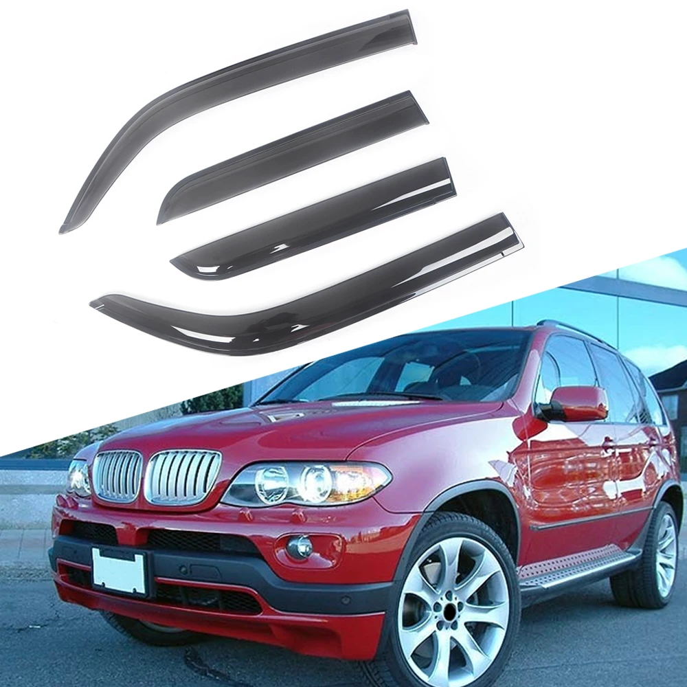 Ветрозащитные дефлекторы для боковых окон автомобиля BMW X5 E53 2000-2006 | Автомобили и