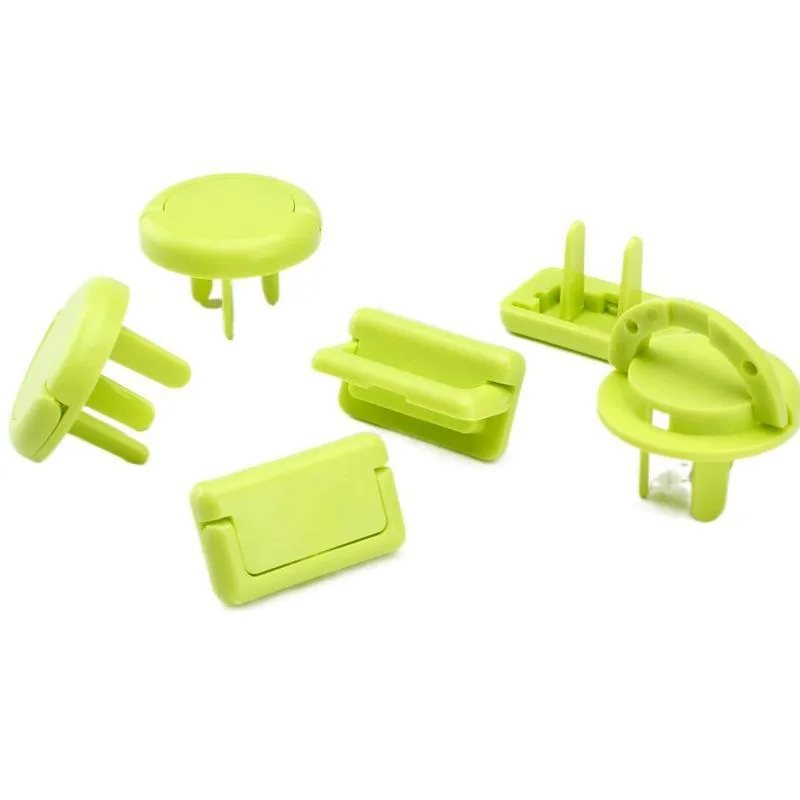 Socket Covers Electrical Safety Protective Cover Anti Electric Shock Rotate Protectors 10 Pcs