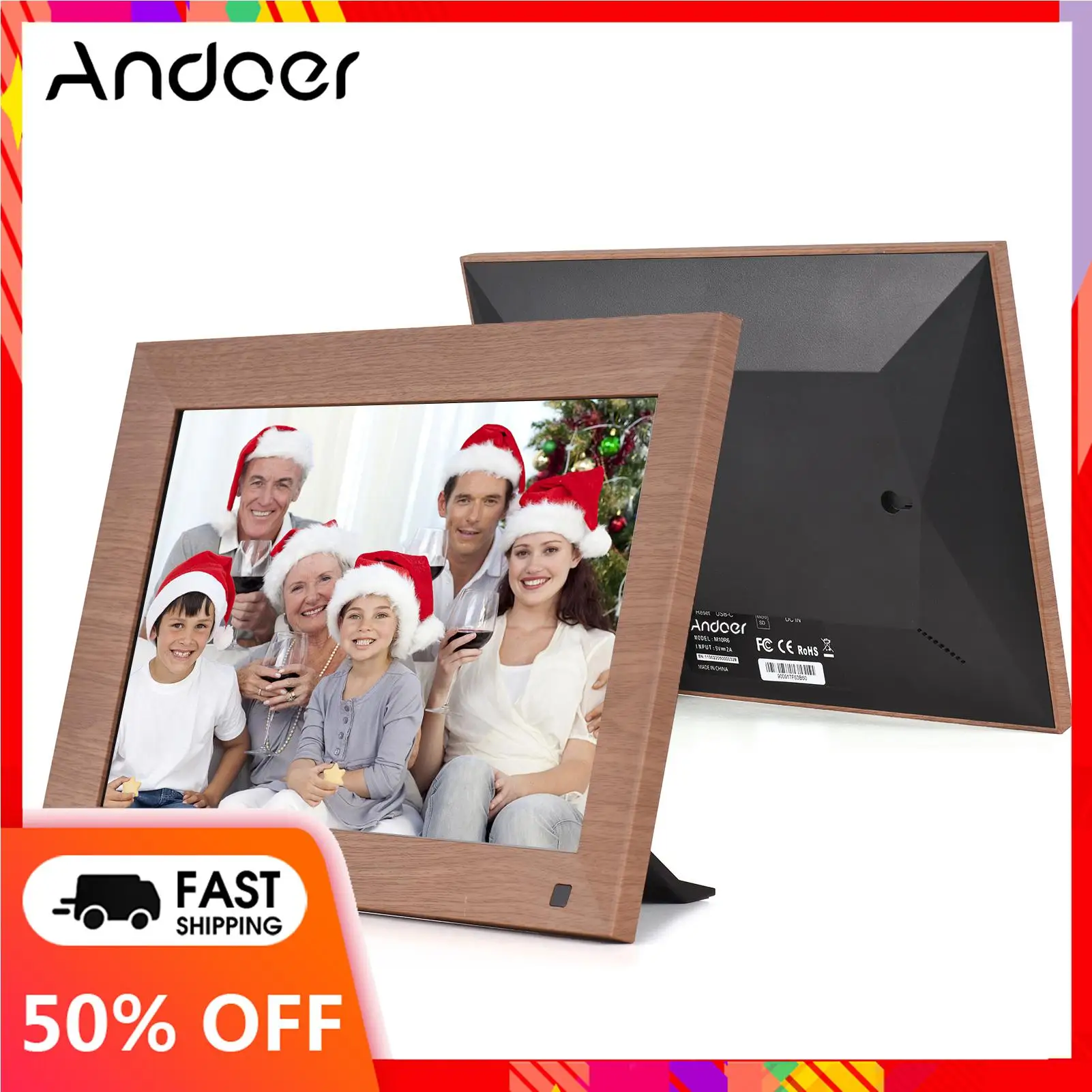 AndoerDigitalPhotoFrame10InchWiFiSmartDigitalPictureFrame