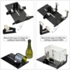 Upgrade DIY Glass Bottle Cutter Square and Round Beer Wine Glass Sculptures Cutter Tools for Glass Cutting Machine 2