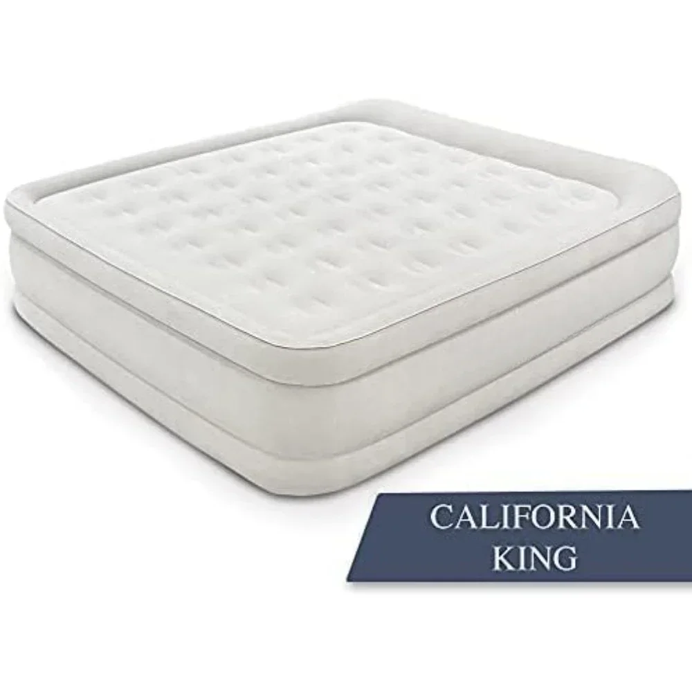 

Queen Air Mattress with Built-in High-Speed Pump , High Adjustable Blow Up Mattress, 20" Queen Size Luxury Double Air Bed