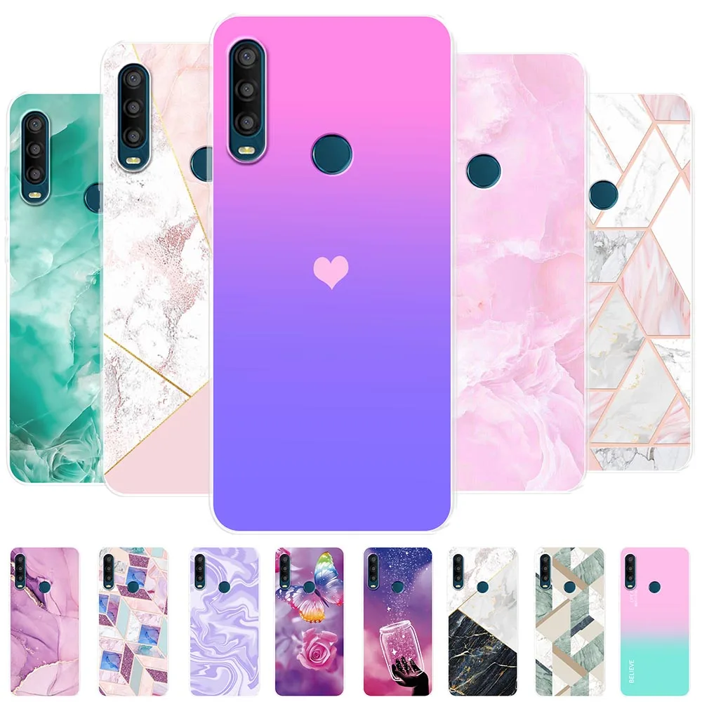 Per Alcatel 1Se 2020 Custodia 1S 2020 Cover Soft Silicone Love Heart Fundas Per Alcatel 1Se 2020 Custodia Per Telefono Per Alcatel 1 S2020 Coque