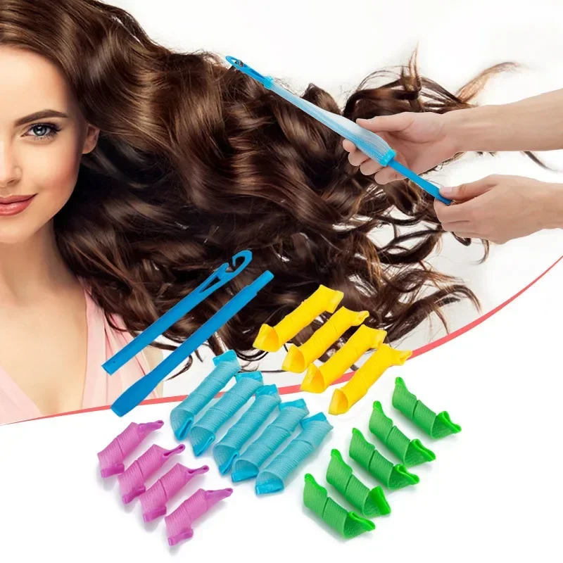 18pcs Spiral Hair Curlers 1
