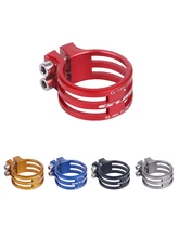  GUB Bicycle Seatpost Clamp MTB Mountain Bike Seat post Holder Clip Carbon Fiber Frame Tube Use 31.8mm/37mm Anodized 5colors #550 