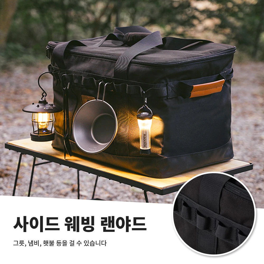 Naturehike 2024 Neue Camping Lagerung Tasche Verdicken Wasserdichte 36L Große Kapazität Werkzeug Tasche Outdoor Tragbare Teilbare Lagerung Box