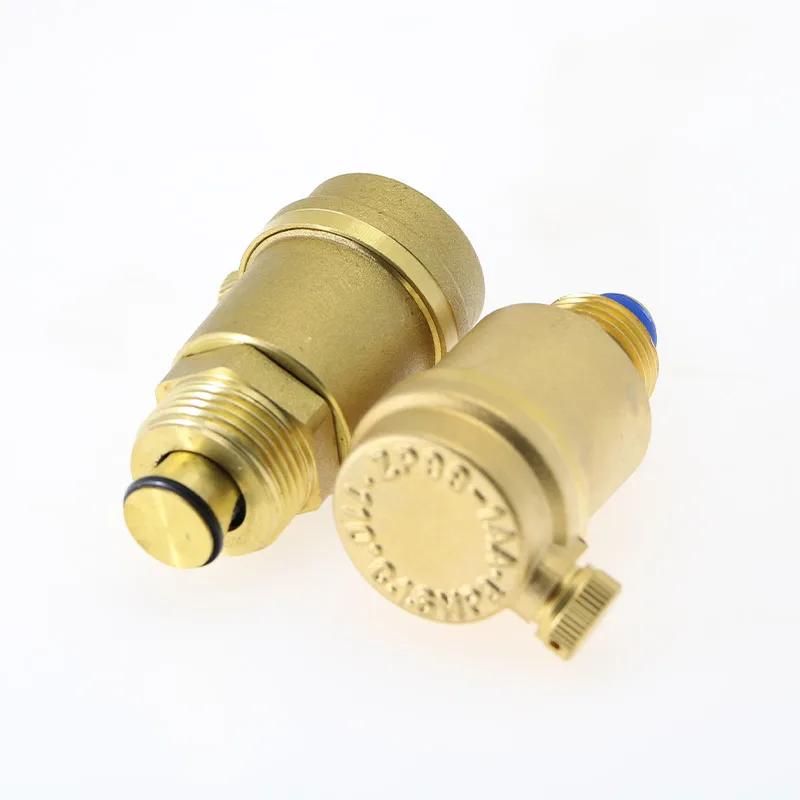 Copper Stainless Steel Automatic Heating Exhaust Valve Pipe Deflation Valve 4 Points 6 Points 1 Inch DN15 DN 20 DN25