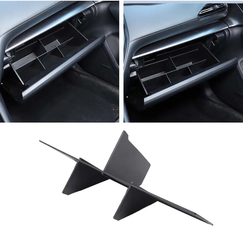 

Glove Box Dividers Organizer For Subaru WRX STI 2021 2022 2023 Accessories Insert Box Secondary Storage