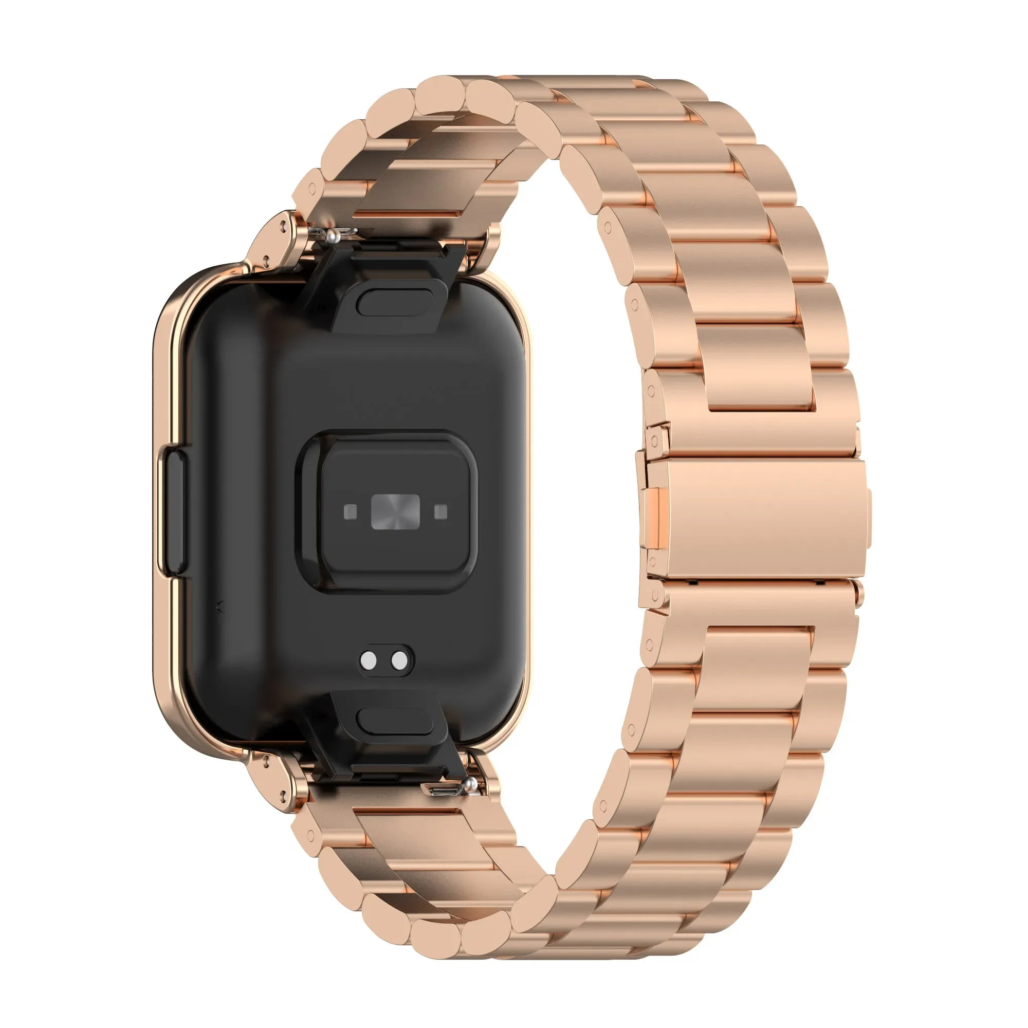 Magnetic Loop & Case Protector with Stainless Steel Bracelet and Metal Strap Cover