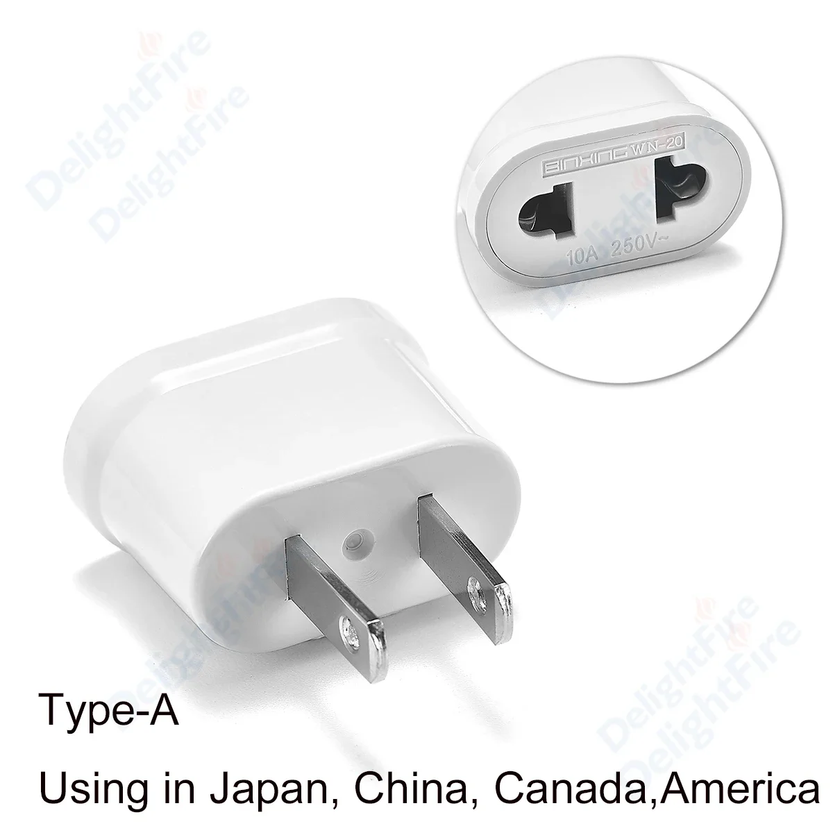 Adaptador De Enchufe De Ee. Uu. Ue A Ee. Uu. Ca Mx Toma De Corriente  Cargador De Enchufe Convertidor De Corriente De La Ue Japón China Americana  Canadá Adaptadores De Viaje 