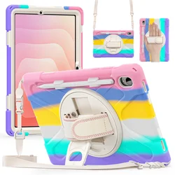 Shockproof Tablet Cover with Enhanced Protection and Stylish Design - S10 FE Plus 13.1 (Colorful Pink)