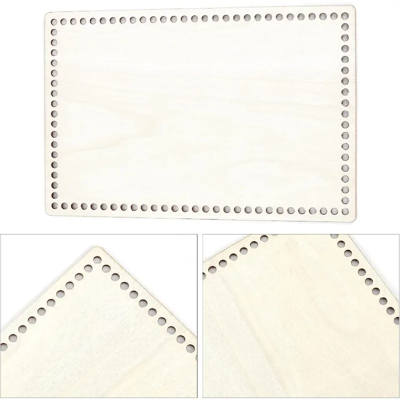 Crochet Basket Wooden Base Shaper 3 Sizes for DIY Knitting