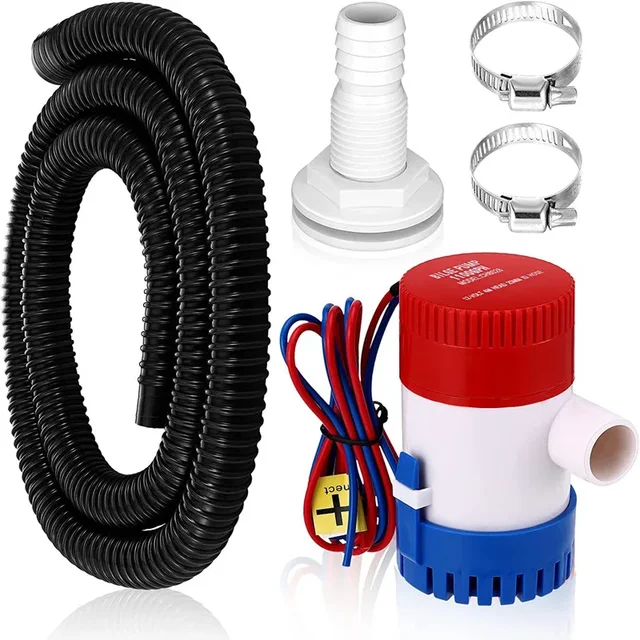 New 5-piece bilge pump pipe kit Bilge pump Electric 12v bilge pump PVC bilge pump hose New 5-piece bilge pump pipe kit Bilge pump Electric 12v bilge pump PVC bilge pump hose