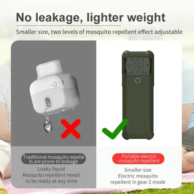 Forró Nyári Kültéri Kemping Hordozható Szúnyogtaszító Bug Spray -Os Usb Tölthető Háztartás - Image 6
