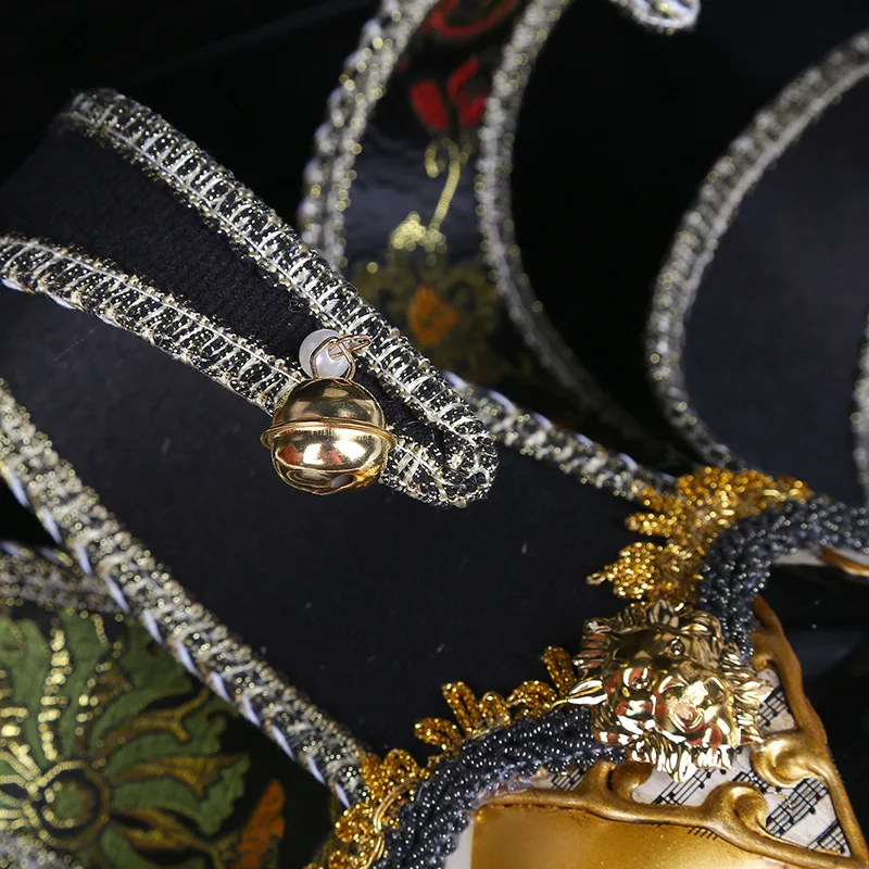 New Clown Mask Adult Masquerade Venice Retro Purple Masks Full Face Cosplay Scary Halloween Witch Mask Props Women Men