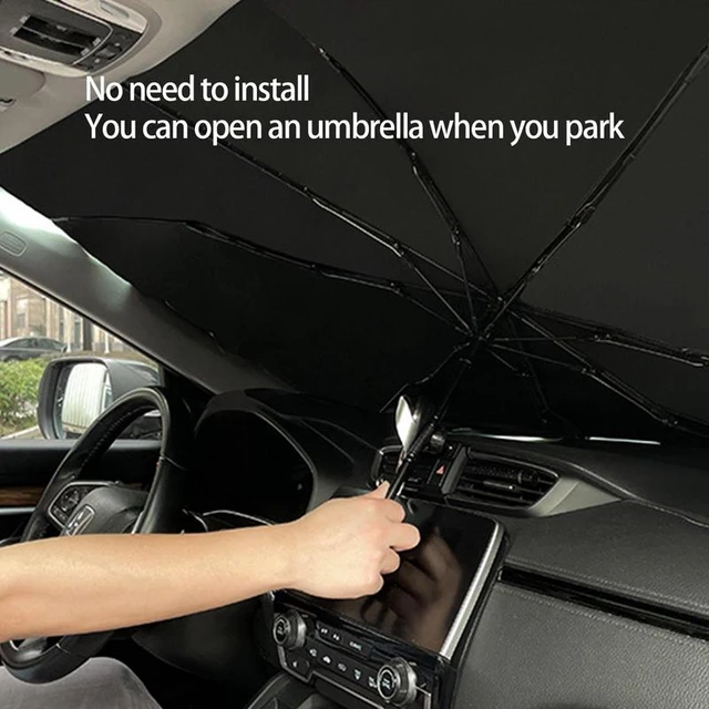 Car Windshield Sun Shade Umbrella Foldable Auto Front Window Parasol Car  Windshield Sunshade Cover Heat Insulation Protection - AliExpress