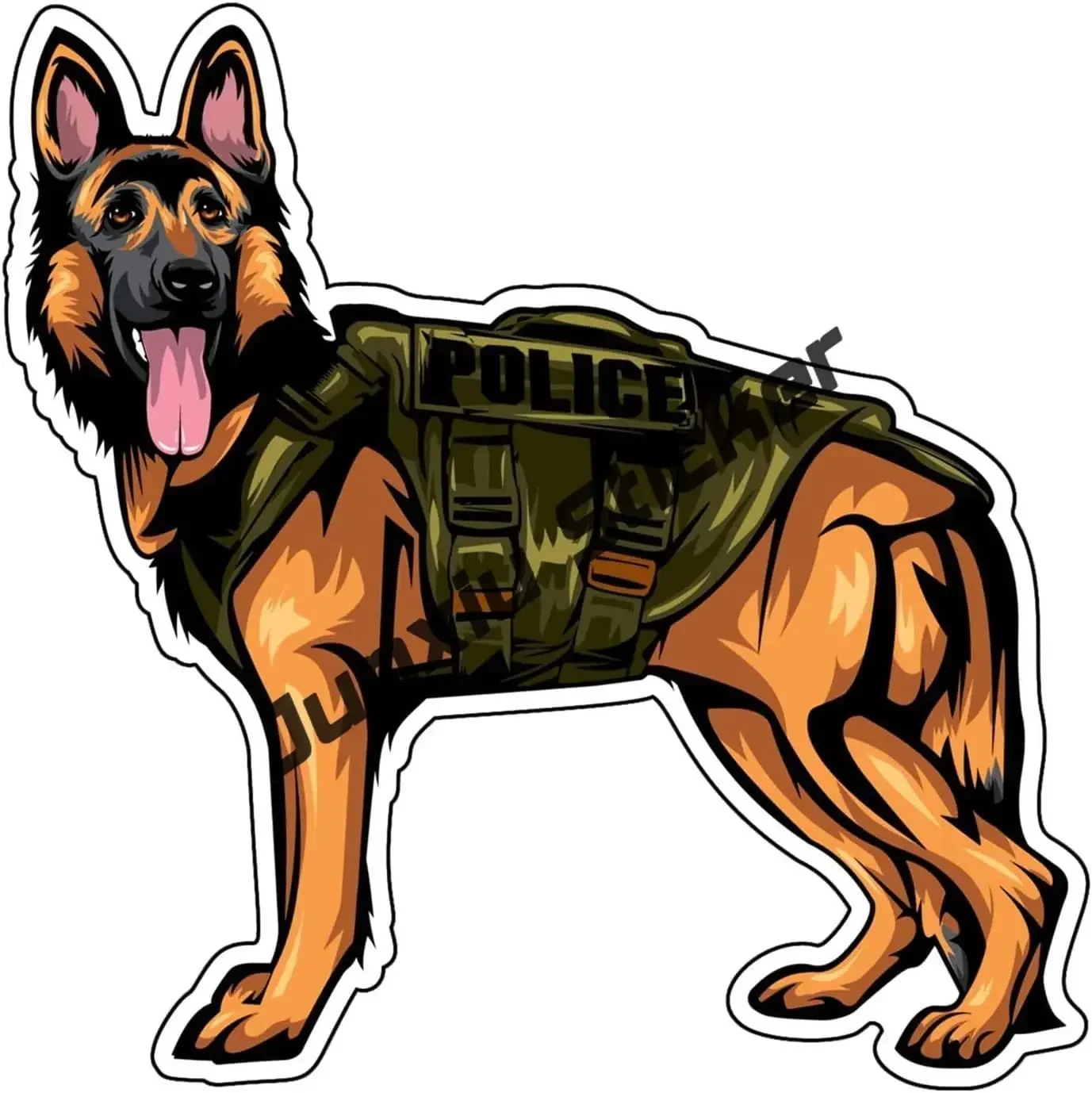 I Love My Duitse Herder Bruin Belgische Herdershond 3D Sticker Voor Auto  Bumper Achterruit Cover Waterdichte Lijm Sticker decor - AliExpress, image size:1377x1378