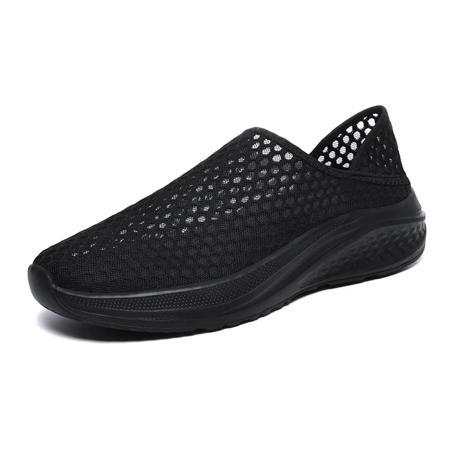 Promoción de ventas, zapatillas de deporte para hombre, zapatillas deportivas transpirables con hoja de malla para correr, zapatillas ligeras para entrenamiento físico y caminar para hombre 2