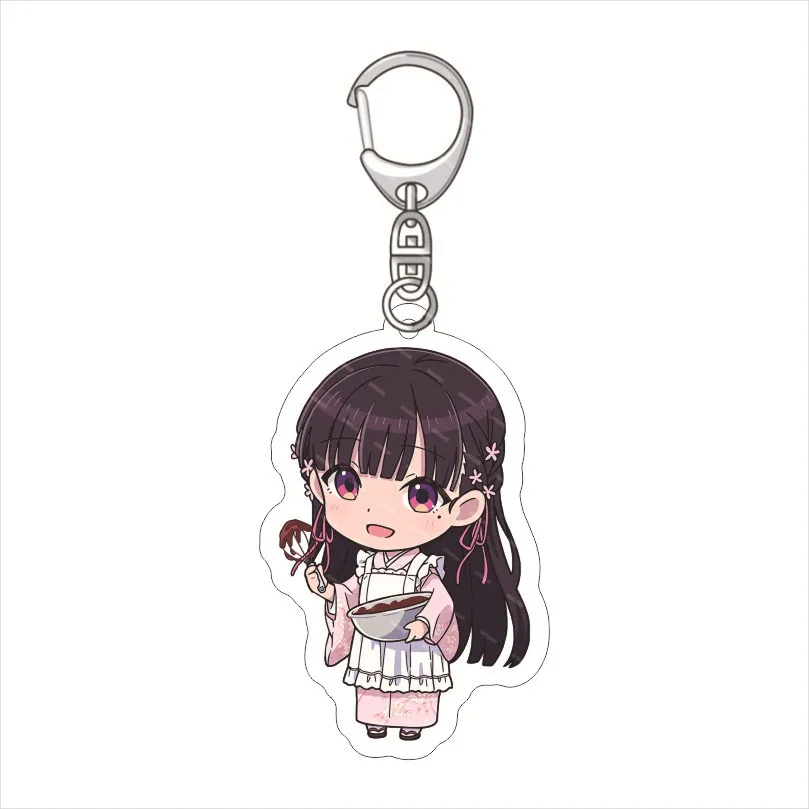 My Happy Marriage Japanese Anime Acrylic Keychains Saimori Miy Kudō Kiyoka Cosplay Figure Key Ring Props Pendant Accessories