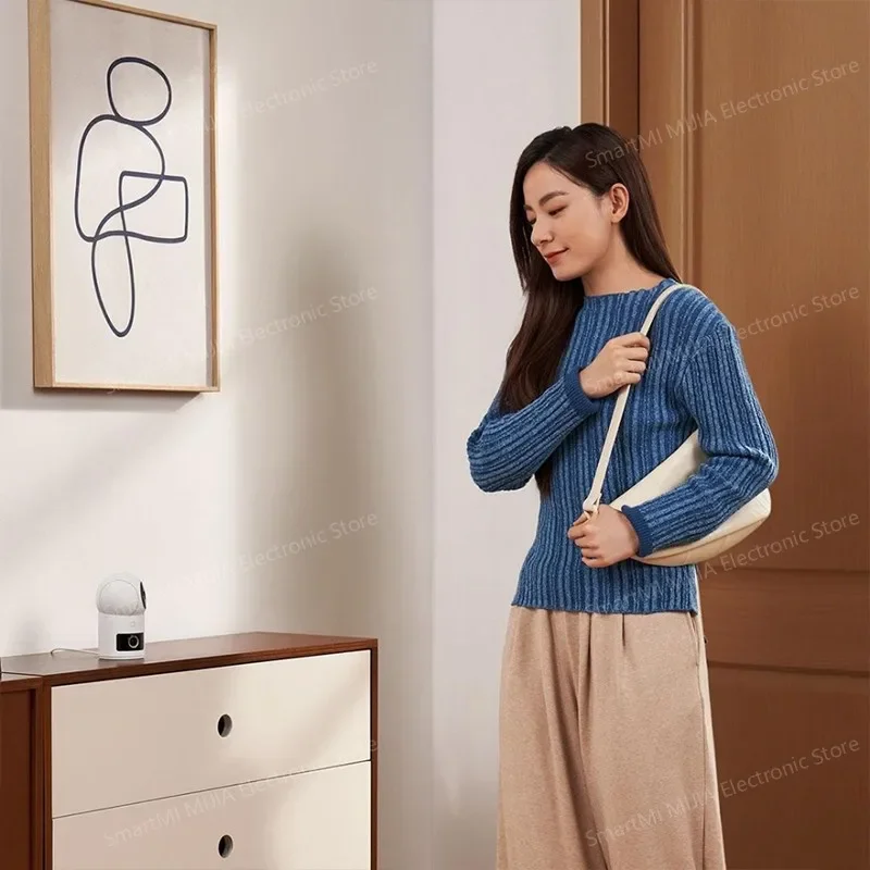 XIAOMI Smart Camera 4 Dual-Lens 3K Dual View, rilevamento del pianto di persone/animali domestici/bebè AI, Wi-Fi 6, visione notturna a colori, versione CN con adattatore - immagine 4