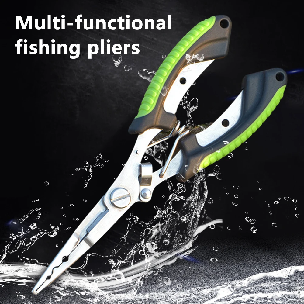 EASYFISH Ergonomics Anti-slip High-strength Fish Pliers Multifunctional Cut  Fishing Line Fishing Tied Hooks Pliers Angling Tools - AliExpress