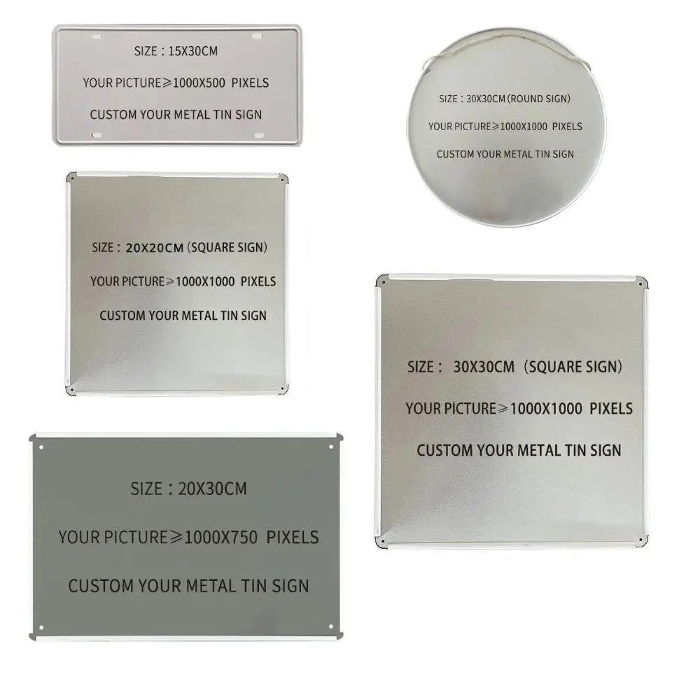 

Металлические жестяные знаки на заказ, ретро табличка, домашний декор, настенная наклейка, железный художественный плакат, металлические пластины на заказ