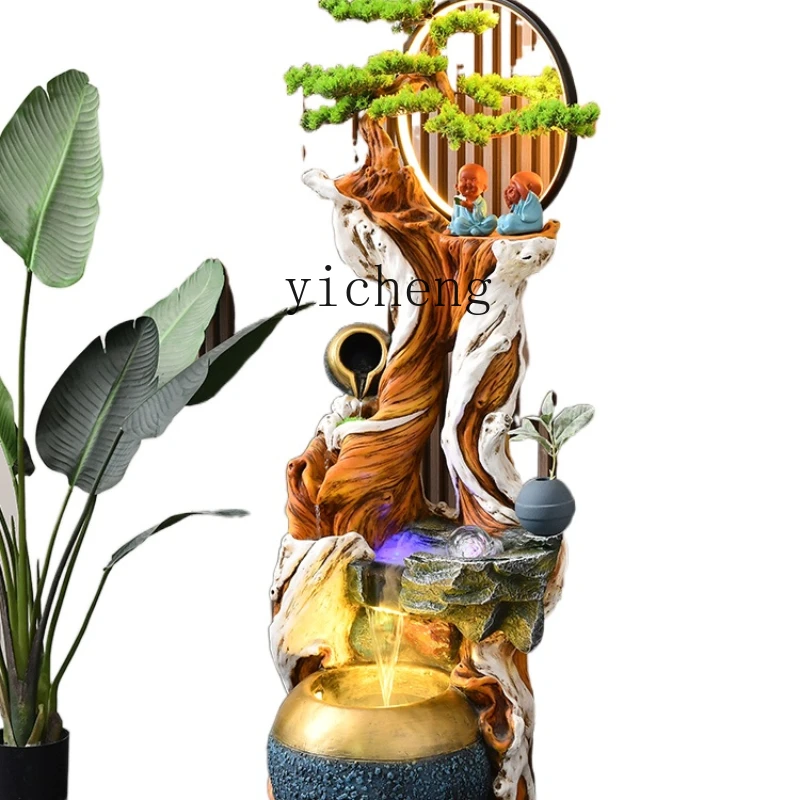 

YY Decoration Indoor Living Room Office Entrance Home Decoration Floor Fountain
